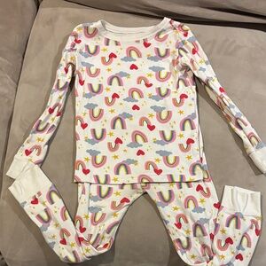 Old Navy Kids Pajama Set with Rainbow Print